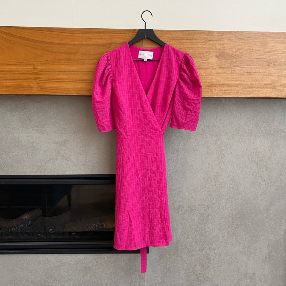 Charles Henry Puff Sleeve Dress, Size S